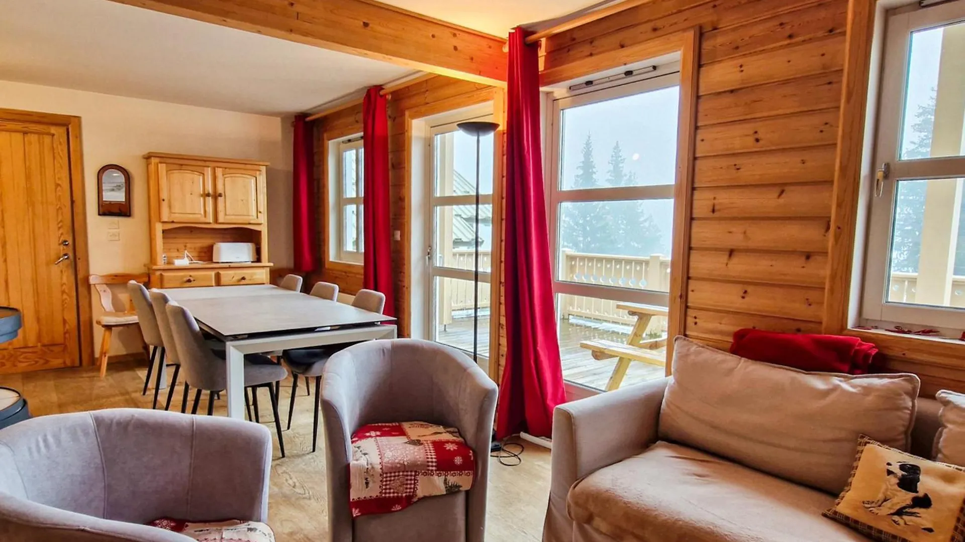Chalet Confortable Avec Poele Et Terrasse, 3 Chambres, Garage, Animaux Admis - Fr-1-425-198 Araches-la-Frasse